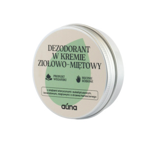 Miętowy, naturalny dezodorant w kremie