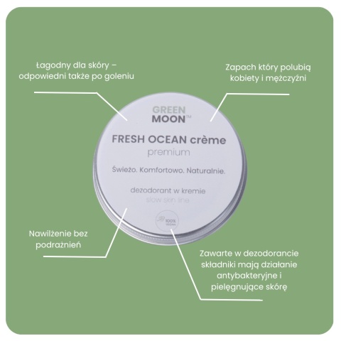 FRESH OCEAN crème – dezodorant w kremie dla kobiet i mężczyzn | NOWOŚĆ