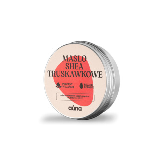 Masło shea truskawkowe – lato zamknięte w puszce z recyklingu