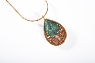 Naszyjnik Zielona Cisza