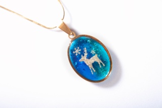 Naszyjnik „Zimowy Renifer”