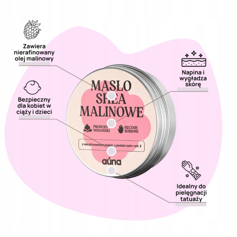 Zestaw 4 produkty - mydło malinowe, szampon wiśnia, masło shea malina, gruboziarnisty scrub do ciała