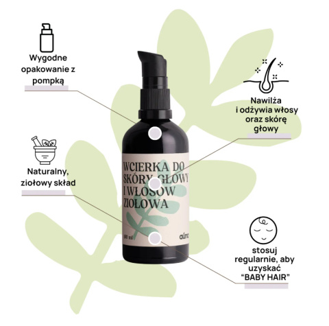 Ziołowa wcierka - naturalna regeneracja skóry głowy i włosów