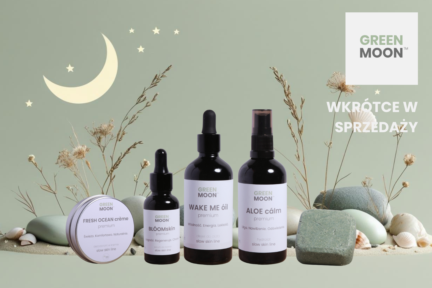 🌙 GREEN MOON™ – nowa marka na rynku kosmetyków premium!