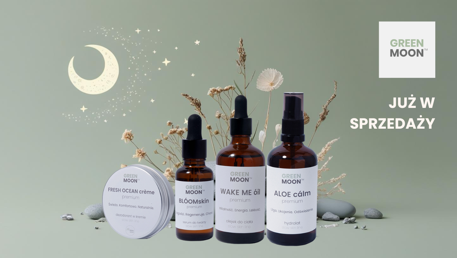 🌙 GREEN MOON™ – nowa marka na rynku kosmetyków premium!