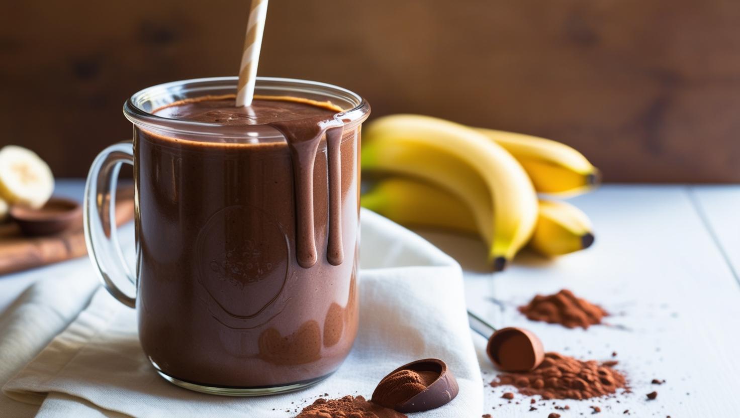 Czekoladowo-Bananowe Smoothie