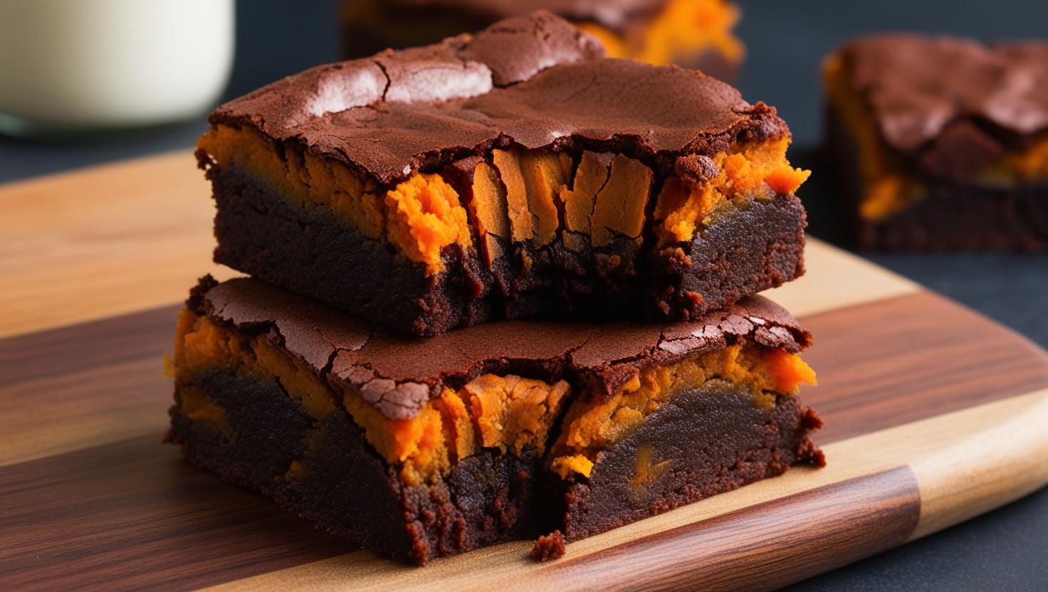 Wegańskie brownie z białkiem konopnym